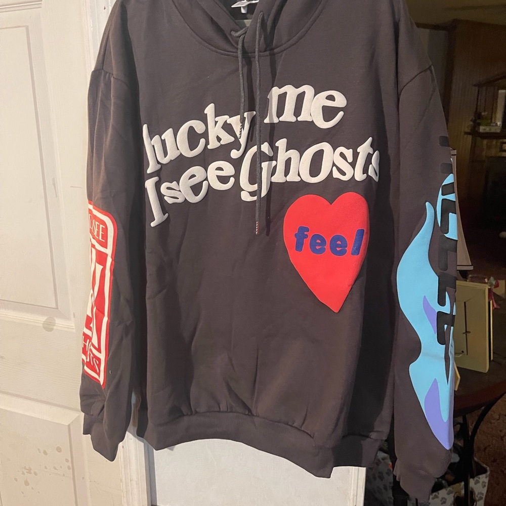 Men's Black Graphic Hoodie